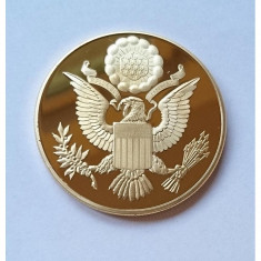 Medalie Masonica SUA Annuit Coeptis Marele Sigiliu USA Great Seal