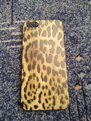 Husa Iphone 5/5s/5C model leopard noua foto