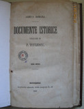 Arhiva Romana-Documente istorice-publicate de Teulescu P.-Bucuresci 1860.