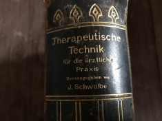 Carte medicina, veche, limba germana,cu ilustratii foto
