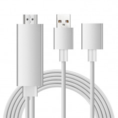 Adaptor USB la HDMI pentru iPhone 8 / 7 / plus / 6 / 6s /plus/ 5 / 5S foto