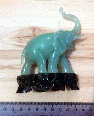 FIGURINA VINTAGE DIN PLASTIC - ELEFANT