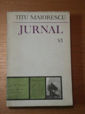 JURNAL-TITU MAIORESCU VOL VI BUCURESTI 1986 foto