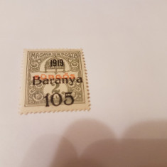 romania/emisiunea baranya 1919 supratipar/eil/ MH