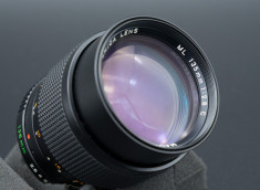 Obiectiv manual portret Yashica ML 135mm 2.8 montura Sony E A7, A7II, A7S etc foto