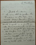 Scrisoare olografa a lui C-tin Radulescu Motru catre Henric Sanielevici, 1931
