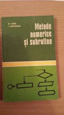 Metode numerice si subrutine foto