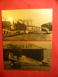 Set 2 Ilustrate - Aviatie -Avion DH50J 1928 si Armstrong FK8-Comp.Qantas Airways
