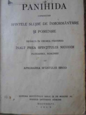 Panihida Cuprinzand Sfintele Slujbe De Inmormantare Si Pomeni - Necunoscut ,396624 foto