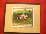 Bloc - Pictura Merse Pal - La iarba verde 1967 Ungaria
