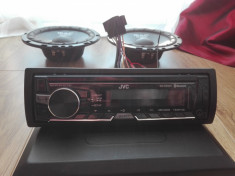 Player auto jvc kd-x320bt functional cu usb , bluetooth, aux foto