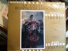 Disc vinil -M.Ravel si C. Debussy foto