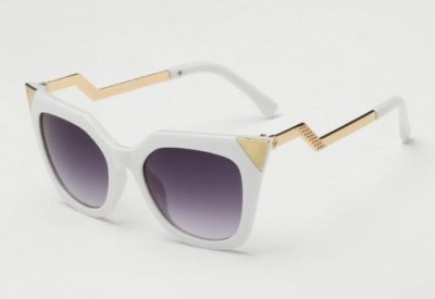 Ochelari De Soare Dama Cu Un Design Deosebit - Lentila Plata - Model 2 foto