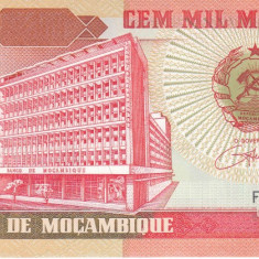 Bancnota Mozambic 100.000 Meticais 1993 - P139 UNC