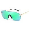 Ochelari De Soare Design Unic Fara Rama Cu Reflexie UV400 - Model 4, Femei, Sport, Protectie UV 100%