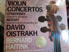 Disc vinil - Stravinski-Mozart foto