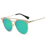 Ochelari De Soare Fashion Cu Lentile Rotunde - Protectie UV 100% - Model 4, Femei, Protectie UV 100%, Metal