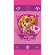 Prosop soft 70x140 Skye Paw Patrol din serial Patrula Catelusilor foto