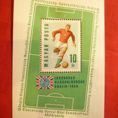 Bloc- Campionatul Mondial de Fotbal - Anglia 1966 Ungaria