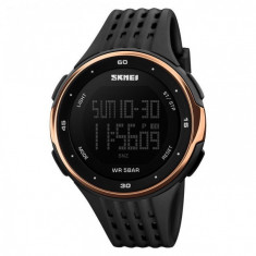 Ceas unisex SKMEI Military Sport cronometru, afisare luminoasa, alarma foto