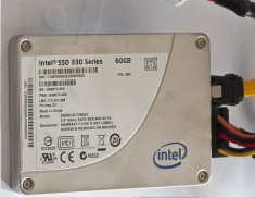 ssd intel 60 gb /sata 3 /viteza 400 cu 500 -perfect functional foto