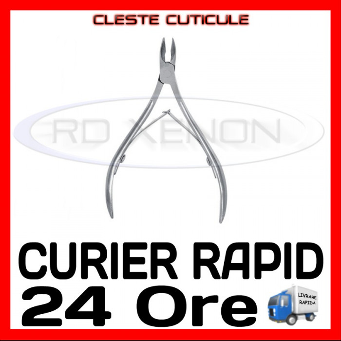 CLESTE CUTICULE - MANICHIURA UNGHII FALSE GEL UV, FRENCH - PRET MINIM