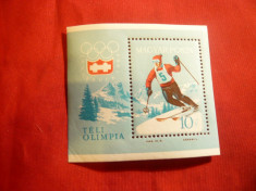 Bloc- Olimpiada de iarna de la Innsbruck 1964 Ungaria foto