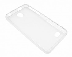 Husa silicon transparenta (cu spate mat) pentru Allview A5 Quad Plus foto