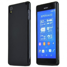 Husa Sony Xperia Z3 ultraslim TPU gel neagra foto