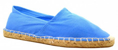 Espadrile barbatesti bleu, modele romane foto