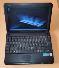 Laptop Notebook MSI U130 10.1&amp;quot; LED Intel Atom Dual Core 1.67 GHz, 2 GB, Webcam foto