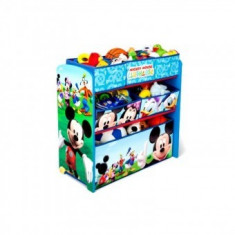 Organizator jucarii cu cadru din lemn Disney Mickey Mouse foto