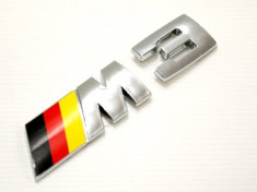 Emblema BMW M3 sau M5 spate metalica foto