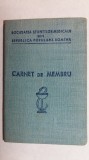 SOCIETATEA DE STIINTE MEDICALE DIN RPR - CARNET DE MEMBRU - 1958, Documente