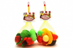 Set Alimente Legume Sau Fructe Plastic La Saculet 17 Piese foto