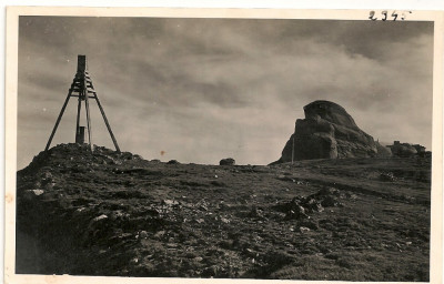 Bucegi - Varful Omu - lot 3 carti postale - interbelice foto