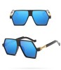 Ochelari De Soare Retro / Aviator Supradimensionati - Protectie UV 100% - 4, Femei, Protectie UV 100%