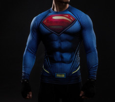 Bluza Fitness Blue Superman COD: BSA *** NEW COLLECTION *** foto