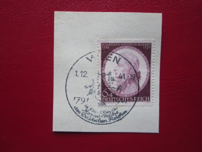 TIMBRE GERMANIA=FRAGMENT DE HIRTIE