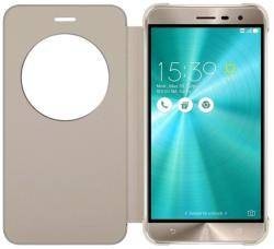 Asus ZenFone 3 (ZE520KL) - Husa tip "View Flip Cover", Auriu foto mare Asus ZenFone 3 (ZE520KL) - Husa tip "View Flip Cover", Auriu foto mare