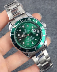 CEAS ROLEX SUBMARINER SILVER&amp;amp;GREEN-SUPERB-PRET IMBATABIL-CALITATEA1-POZE REALE ! foto