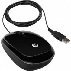 Mouse HP Wired USB X1200, Optic, Interfata USB, Culoare neagra H6E99AA foto