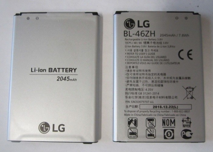 Acumulator LG K7 K8 Leon Tribute 2 LS675 D213 H340 L33 cod BL-46ZH original