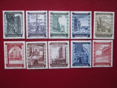 AUSTRIA BLAZOANE SERIE=MNH foto
