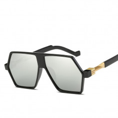 Ochelari De Soare Retro / Aviator Supradimensionati - Protectie UV 100% - 3 foto