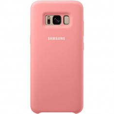 Husa Protectie Spate Samsung EF-PG955TPEGWW Silicone Cover Roz pentru SAMSUNG Galaxy S8 Plus foto