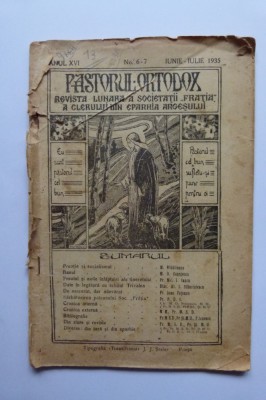 REVISTA PASTORUL ORTODOX, EPARHIA ARGESULUI, PITESTI, 1935 foto