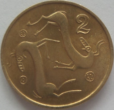 Moneda 2 Centi - CIPRU, anul 1996 *cod 4958 a.UNC foto