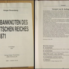 H.R. Catalog Bancnote al 3 lea Reich 1871. Perioada de la 1871 la 1945. Ed.1991.