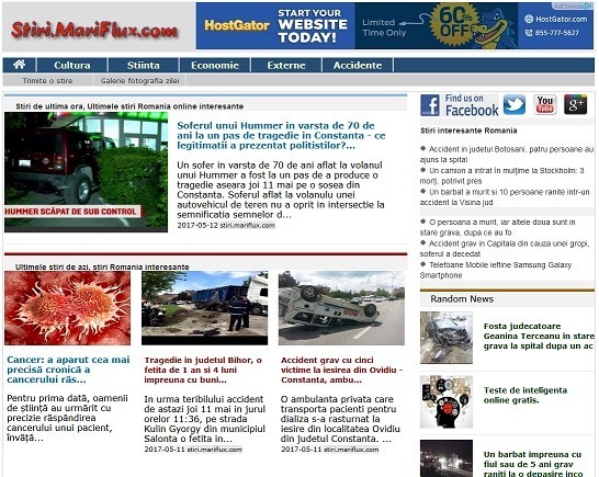 Servicii de Web Design si Servicii de Creatie Web cu stiri.mariflux.com Servicii de Web Design si Servicii de Creatie Web cu stiri.mariflux.com
